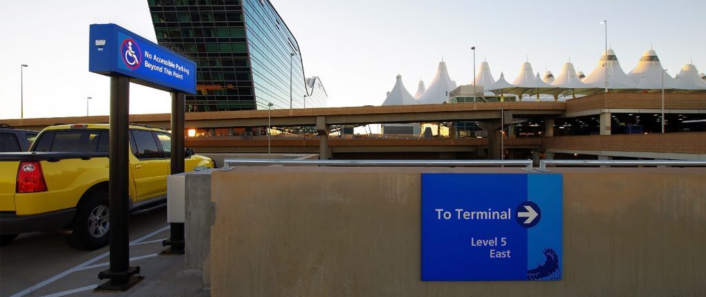 Denver International Airport parking garage