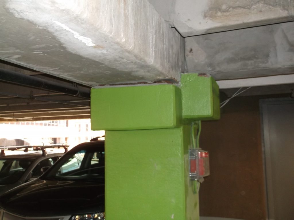 1401 17th Garage after column
