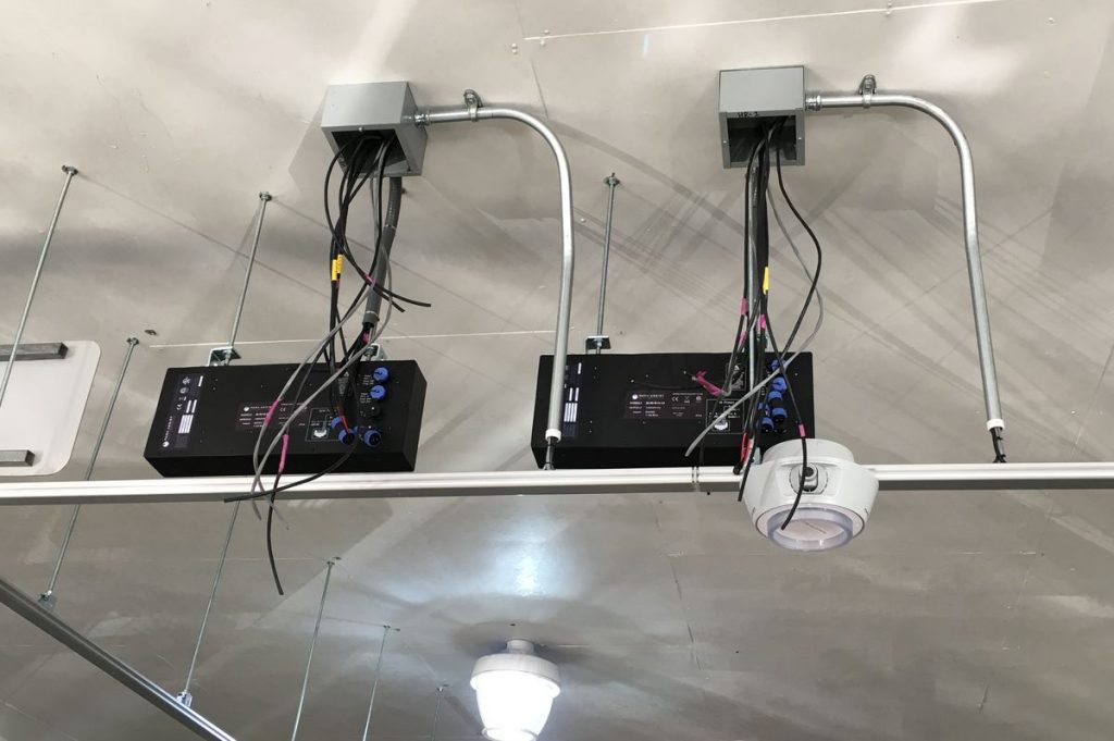 APGS sensors and displays during installation