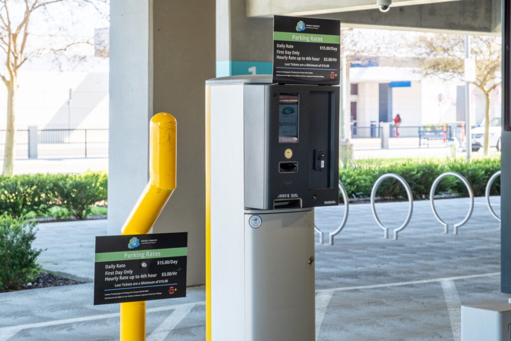 Parking rates PARCS